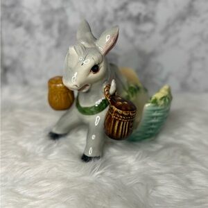 Vintage Vibrate Ceramic Donkey Salt & Pepper Set